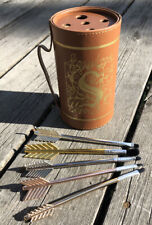 Storybook Cosmetics Bullseye Arrow Archer Quiver Makeup 5 Pc Detail Brush Set, used for sale  Shipping to South Africa