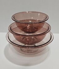 Pyrex cranberry nesting for sale  Shipping to Ireland
