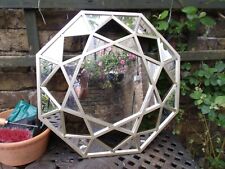 Geometric garden mirror for sale  HERTFORD