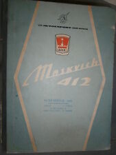 Moskvitch 412 manuel d'occasion  Bonneval