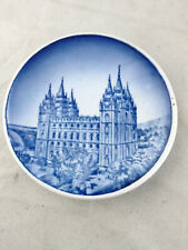 Mini Prato Azul e Branco - Templo de Salt Lake Utah - Dinamarca - Santos dos Últimos Dias comprar usado  Enviando para Brazil