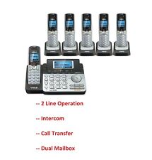 Sistema de respuesta de 2 líneas Vtech DS6151 con doble identificador de llamadas/llamada en espera 6 teléfonos segunda mano  Embacar hacia Argentina