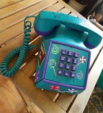 Teal vintage phone for sale  Shipping to Ireland