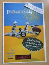 Vintage postcard lambretta for sale  DERBY