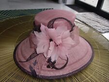 ladies wedding hats dusky pink for sale  NEATH