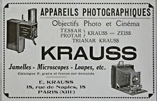 Advertising press 1922 d'occasion  Expédié en Belgium