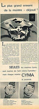 PUBLICITE ADVERTISING 045   CYMA  coll montres  TRIPLEX CYMAFLEX d'occasion  Roquebrune-sur-Argens