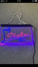 Neon shakes sign for sale  NORWICH