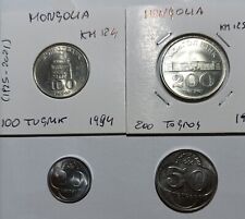 Mongolia 1994 monete usato  Zandobbio