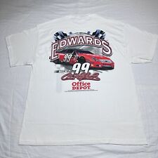 Camiseta NASCAR Carl Edwards #99 Office Depot 2006 Roush Racing anos 2000 tamanho grande comprar usado  Enviando para Brazil