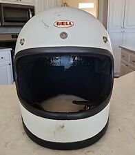 VINTAGE ORIGINAL BELL STAR 120 HELMET IN WHITE SZ 7-1/4  for sale  Shipping to South Africa