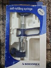 Socorex Self-Refilling 10ml Syringe w/ vial holder - Switzerland, used for sale  Shipping to South Africa