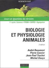Biologie physiologie animale d'occasion  France