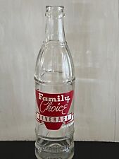 VINTAGE 1956 FAMILY CHOICE BEVERAGE SODA BOTTLE 12 OZ -  BEND, OREGON for sale  Shipping to South Africa