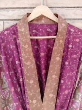Pura Seda Kimono Largo Batas Vestido Mujer Noche KMO3995 comprar usado  Enviando para Brazil