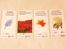 London underground poems for sale  MANCHESTER