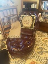 maroon leather chair for sale  Freeland