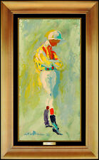 LeRoy Neiman Original Oil Painting on Board Signed Horse Racing Jockey Artwork for sale  Shipping to Canada