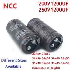 Capacitor PSU Snap-in 2 peças NCC 1200uF 250V / 1200uF 200V 250V1200uF/200V1200uF comprar usado  Enviando para Brazil