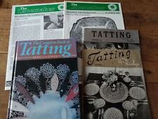 Tatting lacemaking. bundle for sale  ST. ALBANS