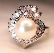 Pearl ring crystal for sale  West Palm Beach