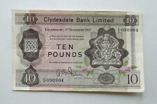 Clydesdale bank ten for sale  EASTBOURNE