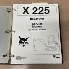 Bobcat X225 MANUAL DE REPARO DE LOJA DE SERVIÇOS MINI-ESCAVADEIRA GUIA HIDRÁULICO pn 6720347 comprar usado  Enviando para Brazil