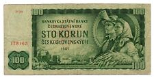 Cecoslovacchia banconota 100 usato  Vittorio Veneto