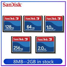 Used, Sandisk 2GB 1GB CF Compact Flash Card 512MB 256MB 128MB 64MB 32MB CF Memory card for sale  Shipping to South Africa
