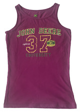 Regata John Deere University Juniors M rosa escuro sem mangas bem torneada, usado comprar usado  Enviando para Brazil