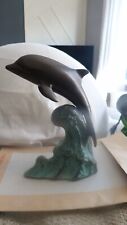 Bronze dolphin swimming for sale  BEXHILL-ON-SEA