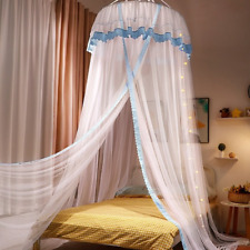 Mosquiteiro cúpula suspensa elegante 6 cores para cama de casal verão tecido de malha de poliéster comprar usado  Enviando para Brazil