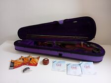 Inter Music Student 3/4 Purple Violin with Bow, Shoulder Rest & Carry Case etc. for sale  Shipping to South Africa