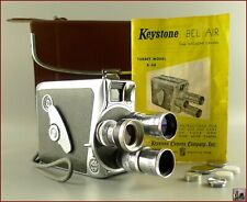 Keystone Bel Air Camera 8mm Turret K-48 Objectifs Taylor Optical + Cine-Nikkor segunda mano  Embacar hacia Argentina