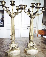 Antica coppia candelabri usato  Italia