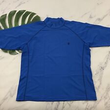 Usado, Camisa Coolibar Masculina Tulum Rash Guard Sun Tamanho XL Azul Manga Curta UPF 50 comprar usado  Enviando para Brazil