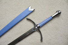 S4875 MOVIE MEDIEVAL GLAMDRING GANDALF SWORD 26" W/ BLUE SCABBARD MEDIUM LENGTH for sale  Shipping to South Africa