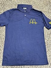 Camisa polo uniforme funcionário McDonalds Michigan Wolverines arcos dourados pequena, usado comprar usado  Enviando para Brazil