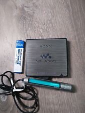 Reproductor de minidisco portátil SONY MZ-E900 azul probado funcionando vendedor de EE. UU., usado segunda mano  Embacar hacia Argentina