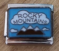 Brazalete eslabón de cumpleaños de 9 mm de las Montañas Rocosas de Colorado - Montañas Rocosas regalo de cumpleaños, usado segunda mano  Embacar hacia Argentina