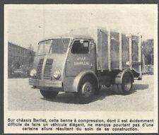 1952 camion benne d'occasion  France