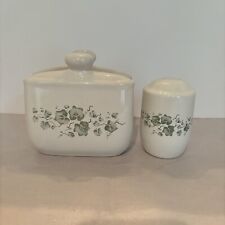 Jay Import Corelle Callaway Ivy Napkin Holder & 1 Shaker for sale  Shipping to South Africa