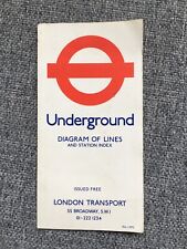 London transport underground for sale  LYDNEY