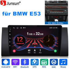 Do BMW X5 E53 2000-2007 9" Android 12 Radio samochodowe Carplay GPS Nawigacja USB WIFI 1+32G, używany na sprzedaż  Wysyłka do Poland