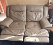 Recliner leather double for sale  ROMFORD
