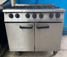 Used, FALCON Natural Gas 6 Burner Cooker Oven Range Commercial Catering for sale  STOKE-ON-TRENT