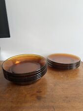 Duralex amber plates for sale  LONDON
