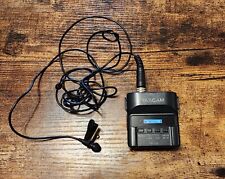 Gravador de áudio digital portátil Tascam DR-10L com microfone de lapela comprar usado  Enviando para Brazil