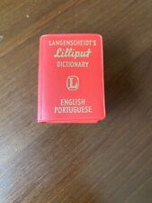 Pocket Dictionary Langenscheidt’s Lilliput Dictionary Português Inglês 1963, usado comprar usado  Enviando para Brazil