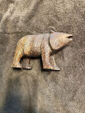 Carved wooden bear for sale  Arlington